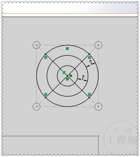 SolidWorks画一个钣金箱体的底壳，除了填充阵列，都是些基本操作