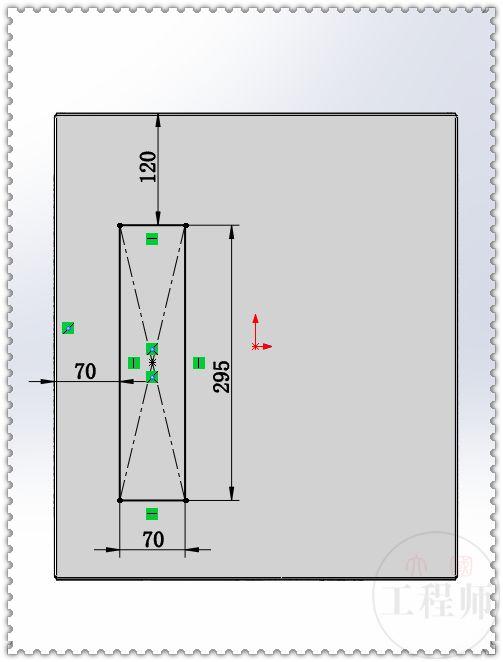 SolidWorks画一个钣金箱体的底壳，除了填充阵列，都是些基本操作