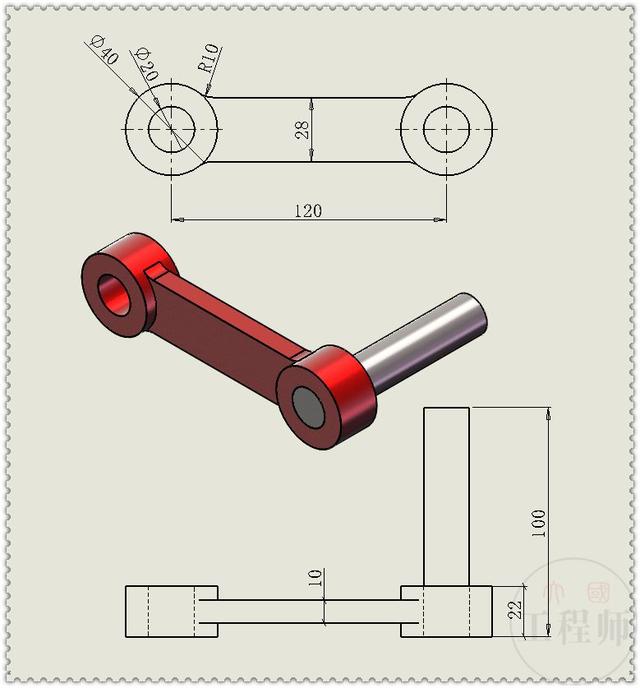 用SW设计的驻留活塞机构，使用标准件齿轮，这类图就好画多了