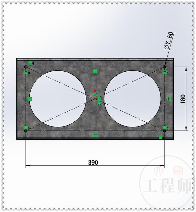 用SolidWorks设计的墙上出、入通风口，此图用钣金模块建模